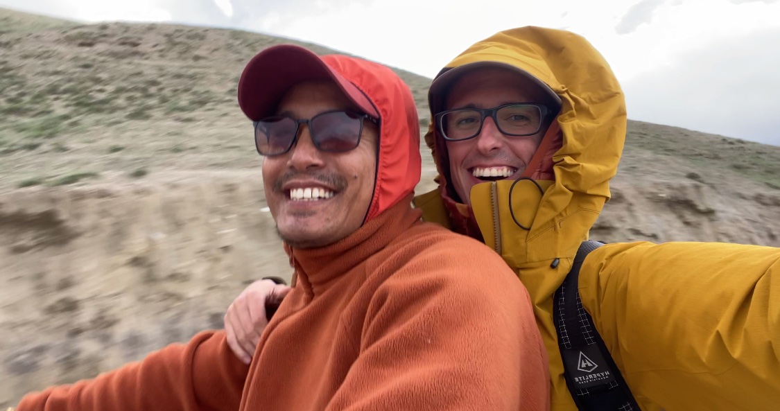Me and Khenpo-la biking around Lo (Mustang)